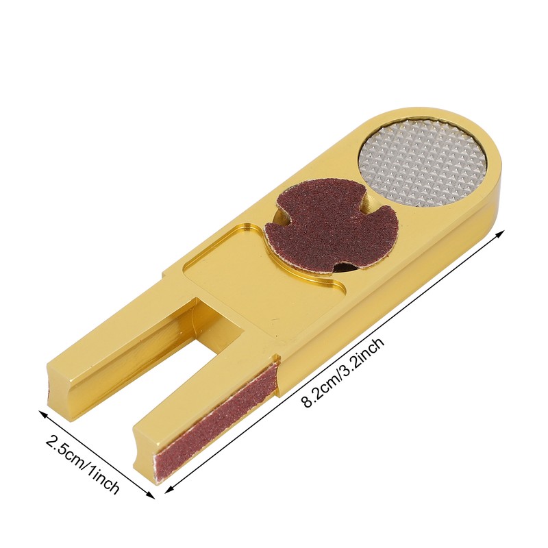 Compact Billiards Pool Cue Tip Shaper Polisher Burnisher Trimmers Multifunctional