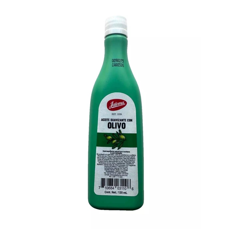 Jaloma Aceite Suavizante con Olivo Jaloma/Jaloma Soothing Oil w/Olive 120ml/4.1oz