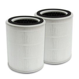 PUREBURG 2-Pack Replacement 4 in 1 High-Efficiency HEPA Filters Compatible with TOPPIN Comfy Air C2 True Hepa Air Purifier, TPAP001
