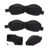 IWOWHERO 2Pcs Comfortable Blindfold Eye Masks Contoured Sleeping Eye Covers