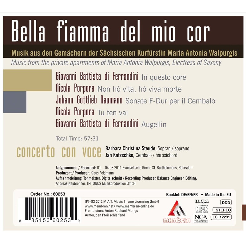 Bella Fiamma Del Mio Cor