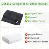 Bruislard 2 Pack Black Golf Towel with Carabiner Clip 12"