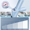 WOHPW Toilet Plunger, High Pressure Toilet Plunger Toilet Auger Air