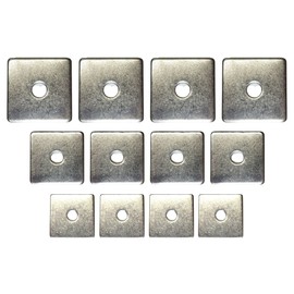 FregocS SQWA-456 Stainless Steel Corner Washers M4 M5 M6 Convenient Set of 12