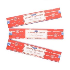 Satya Nag Champa Jasmine Blossom Incense Sticks – 3 Packs by Satya