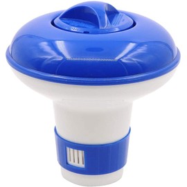 Floating Chlorine Tablets Dispenser for Swimming Pool or Spa Chemical Dispenser Floating Tablet Chlorine Automatic Drug Box Dosing Device (5 Inch)