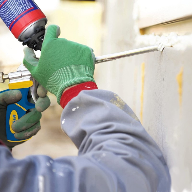 S&R Foam Gun, Dosing Gun for Construction Foam Cans, Ergonomic