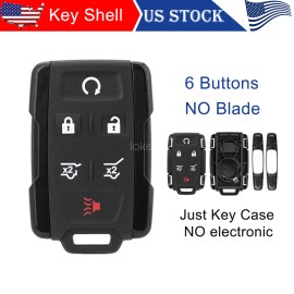 Unbranded Keyless Remote Car Key Fob Shell Case Cover for 2015 16 17 18 19 2020 GMC Yukon