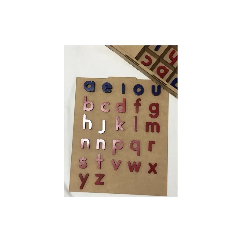 Alfabeto Móvil Montessori Letras