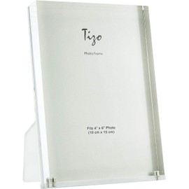 Tizo 4" X 6" Acrylic Crystal Clear Photo Frame,…
