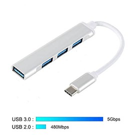 PrimeX Plus PX-TYP4 Macbook/Asus/Hp/Lenovo 4 Port Type-C USB3.0 Çoklayıcı