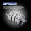 12mm to 14mm Flexible Diaphragm Coupling, D39 L49 Aluminium 2