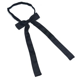 TieurTie Girls Bow Tie, Black, Stylish, Single Bow Tie, Juniors, Black, Plain, Girls, Graduation Ceremonies, Chorus Tie, For Women