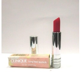 CLINIQUE LONG LAST LIPSTICK - SHADE 01 BRILLIANT - 0.14 OZ BOXED LOT OF 2
