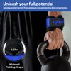 WALITO Weight Lifting Wrist Straps (Pair),Double Layer Leather Grips for