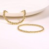Badu Gold Bead Bracelet for Women 14K Gold Plated Bead