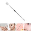 COLLBATH Dual-ended Stainless Steel Blackhead Removal Tool Facial Cleaning Scraper