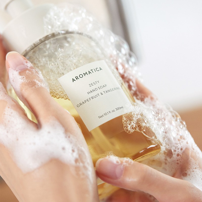 Aromatica Zesty Hand Soap Grapefruit & Tangerine Original & Refill