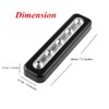WeFoonLo Pack of 4, DIY Stick on 5 LED Touch