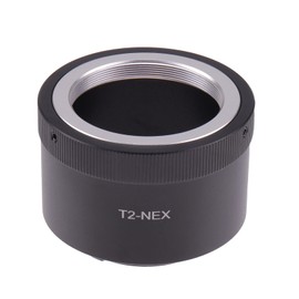 FocusFoto- T2 T Mount Lens to Nex E Mount Adapter Ring for Sony Nex 7 A9 A7 A7S A7R Ii A7 Mark Iv A6300 A6600 A6500 A6400 Camera Body