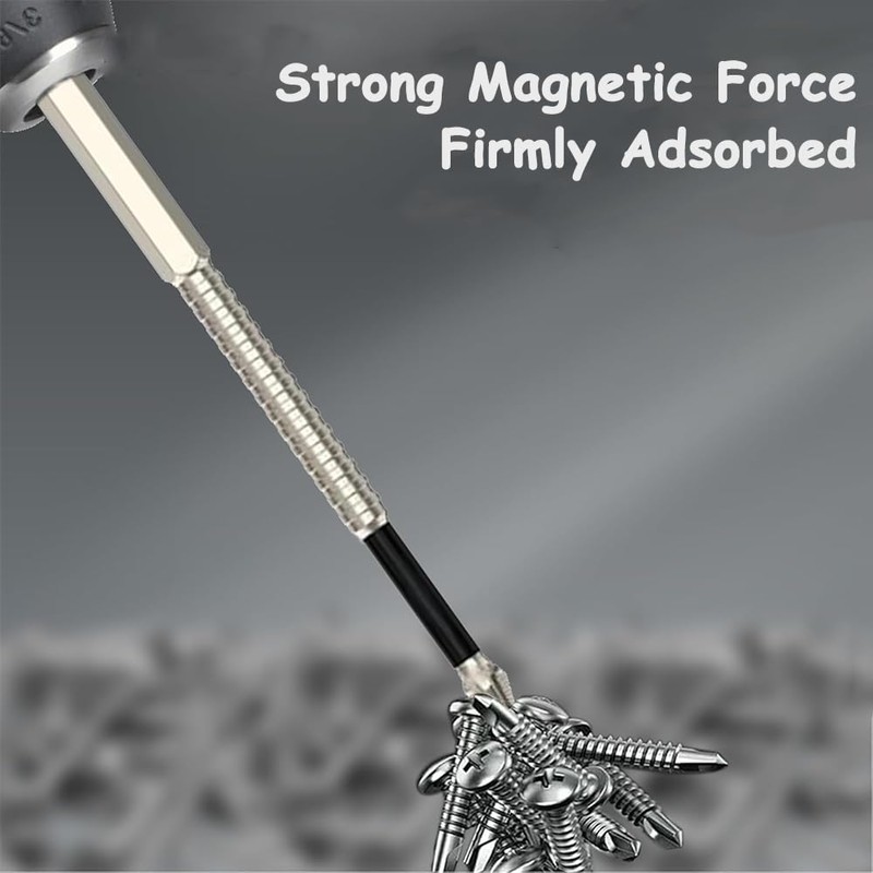 High-Magnetic Screwdriver Drill Bit Set,12PCS Magnetic Impact Bits,Rust-Proof Alloy Steel,