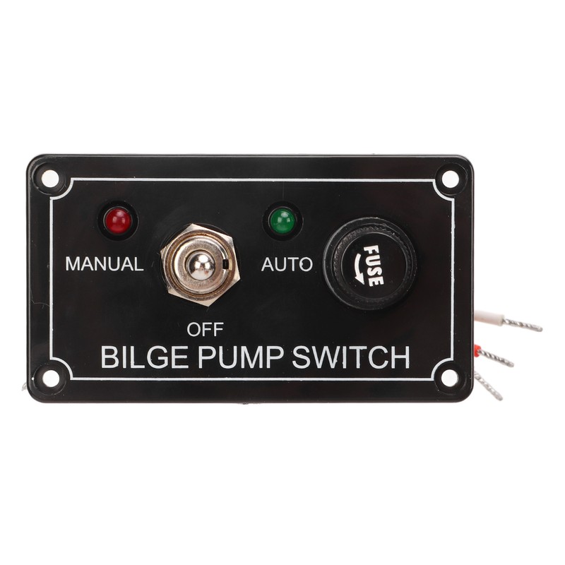 3 Way Bilge Pump Switch Rocker Toggle Switch Panel Marine