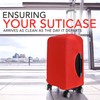 STROMGUARD Suitcase Cover, TSA Approved, Durable, Washable, Universal Size, Red