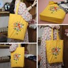 MAMUNU Canvas Tote Bag Embroidery Kit with Pattern for Beginners,