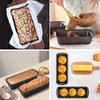 YUHOHO 3 piezas Molde Para Panque Pan De Caja Antiadherente