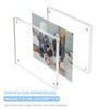 Sezanrpt Acrylic Mini Frame 5 x 5 cm, Pack of