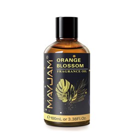 MAYJAM 100ML/3.38FL.OZ Orange Blossom Fragrance Oils with Glass Dropper, Essential Oils for Diffusers for Home, Long Lasting Scented Oils for Diffusers Soap Candle Making
