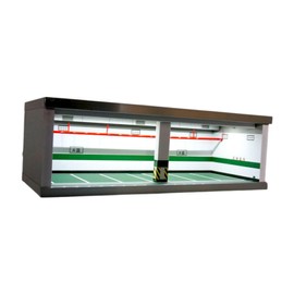 Perfeclan 1/64 Modell modellauto Display case Parkeszene -Display -Box, Sammlergeschenk, Micro Landscape Decor Organizer Garage Diorama