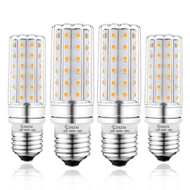LED Light Bulb 100w Equivalent 1200 Lumen 3000K Warm Daylight White 12W LED Bulb E26 Base Non-Dimmable Ceiling Fan Light Bulbs for Home Indoor LED Corn Light Bulb Pack of 4