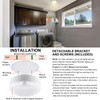 BIGMONAT Wireless LED Shower Light, Battery Powered Ceiling Light with