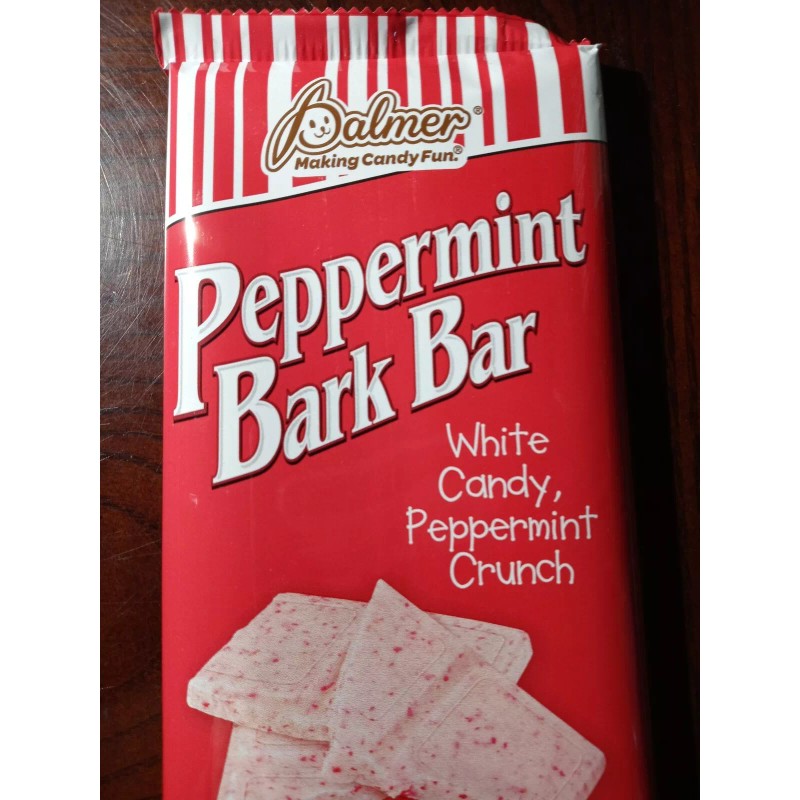 Palmer Peppermint Bark Bar White Candy 4.5oz-Brand New-SHIPS N 24