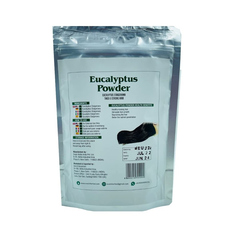 SVATV Eucalyptus Powder | Eucalyptus Powder | Eucalyptus Staigeriana |