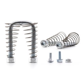1900-2-1600 RuggedXL Replacement Safety Chain U-Bolt Kit for B&W Hitches Gooseneck Turnoverball