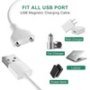Tomatosd Magnetic USB DC Charger Cable Replacement Charging Cord-(10MM/0.39Inch)