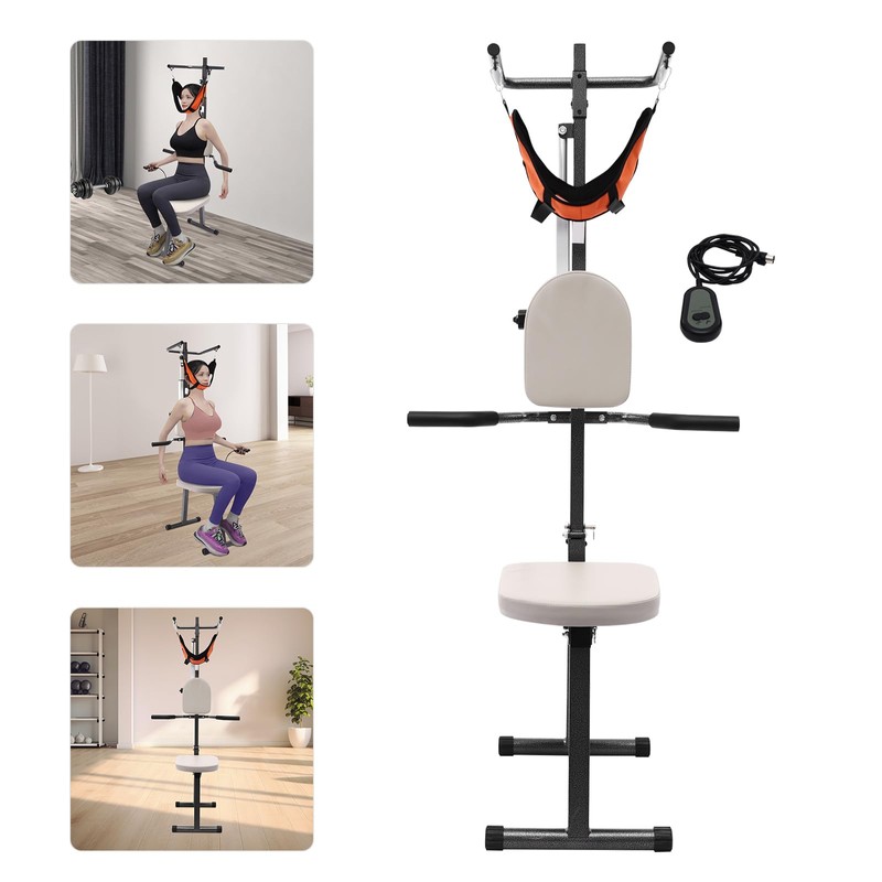 Traction & Stretch Decompression Machine, Neck Traction Device Massage Cervical