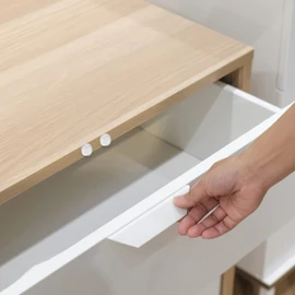 Baluue 100pcs Furniture Edge Bumpers Round Rubber Door Stopper Glass Table Protectors Cabinet Bumper