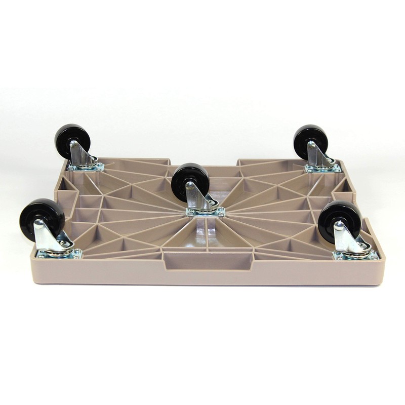 DeVault Enterprises SQ16G 16" Gray Square Plant Dolly