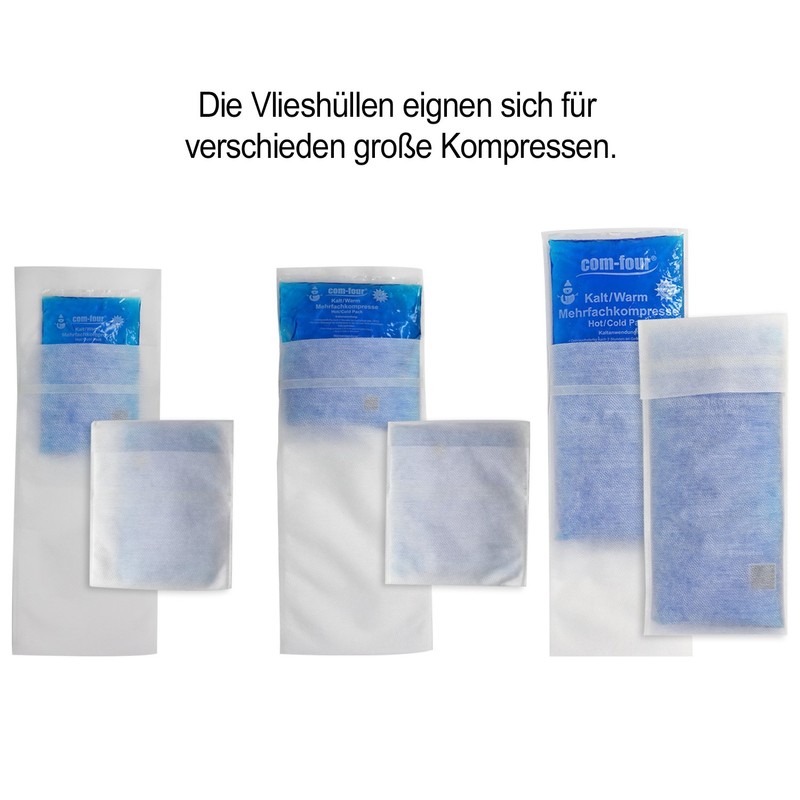 Com-four® Fleece Cover for Cold and Warm Multiple Gel Compress