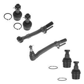 Front Steering & Suspension Kit Ball Joint Tie Rod Compatible with 2005-2022 Ford F-250 Super Duty F-350 Super Duty