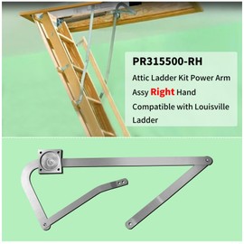 XQK PR315500-RH Attic Ladder Kit Power Arm Assy Right Hand Compatible with Louisville Ladder