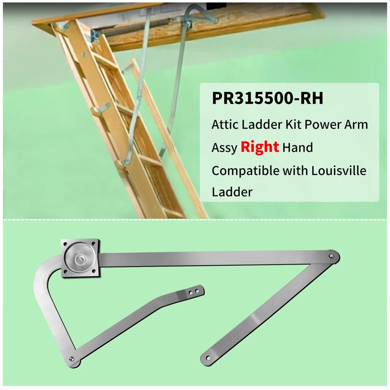 XQK PR315500-RH Attic Ladder Kit Power Arm Assy Right Hand