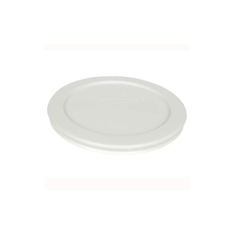 Pyrex 7200-PC White Round Plastic Food Storage Lid Made in