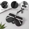 BOBOAR Sunglasses Case Leather Soft Holder Eyeglass Slim Glasses Pouch