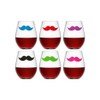 Cocktail/Wine Glass Markers Silicone Drink Markers Wine Charms with Beard