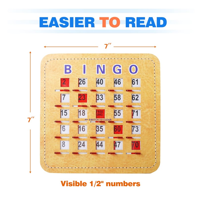 GSE Games & Sports Expert 5Ply Stitched Shutter Bingo Cards,