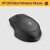 HP 280 Silent PC Wireless Mouse, HP Blue Optical Technology,